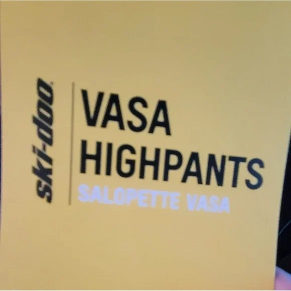 Ski-Doo Vasa Highpants Women's Dark Navy Size XL Snow Bib for Snowmobile - Picture 3 of 6